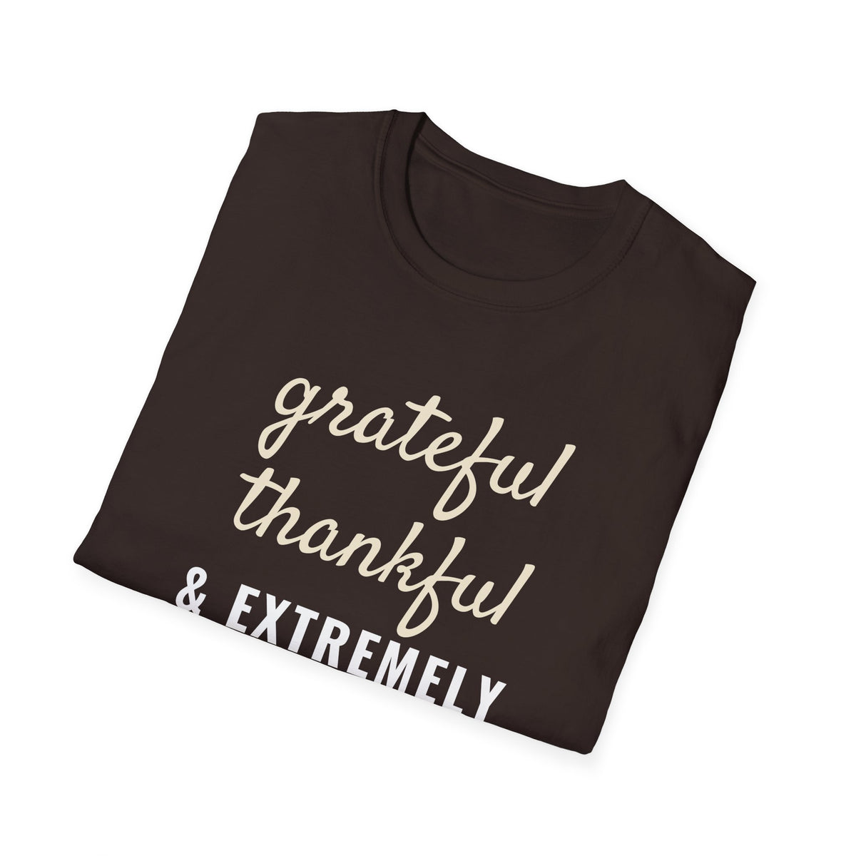 Grateful Thankful And Extremely Full Thanksgiving T-Shirt – Gifted Porch, view 24