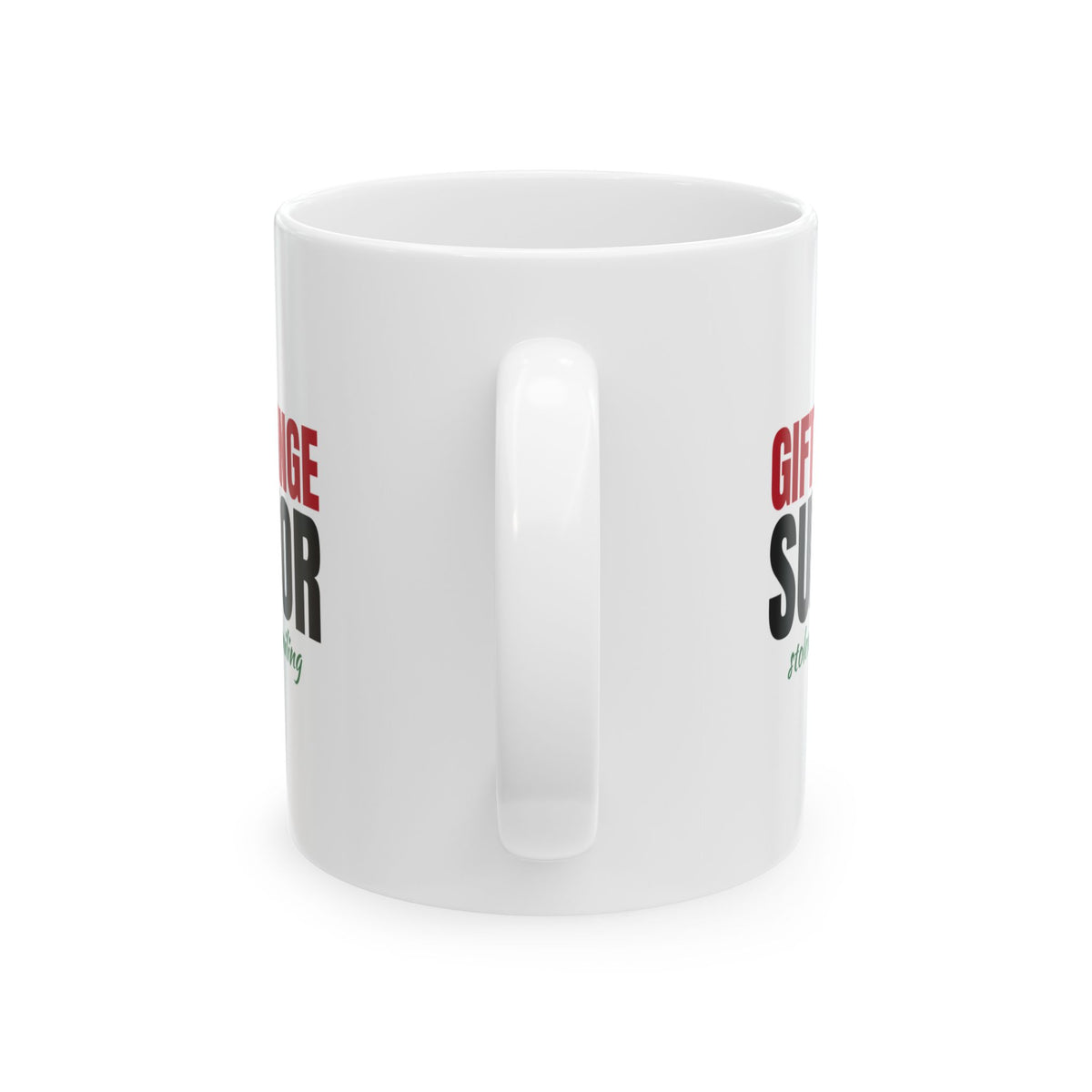 Gift Exchange Survivor Funny Christmas Mug – Gifted Porch, view 4