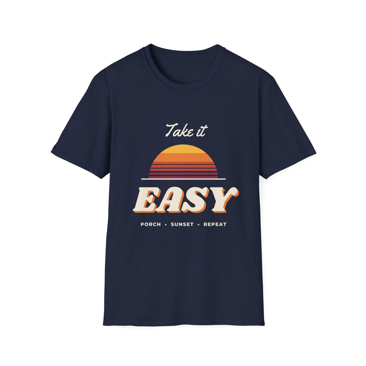 Take It Easy Retro Sunset Tee