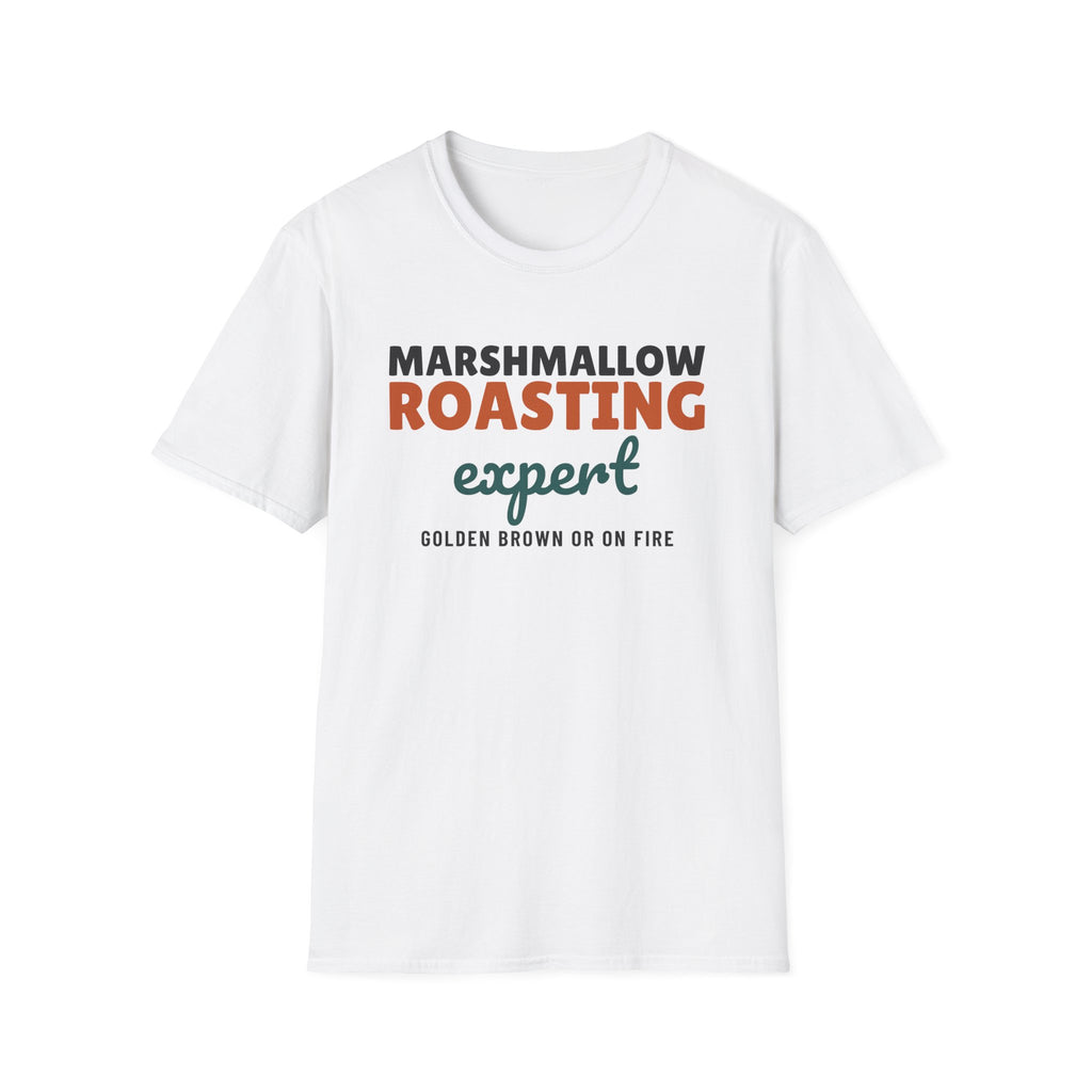 Marshmallow Roasting Expert Funny Camping T-Shirt – Gifted Porch, view 1
