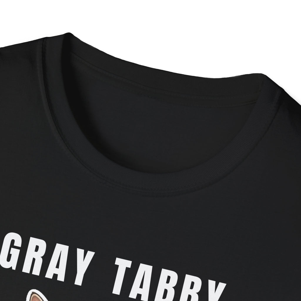 Gray Tabby Cat Dad Shirt