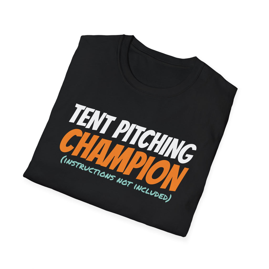 Tent Pitching Champion Instructions Not Included T-Shirt – Gifted Porch, view 8