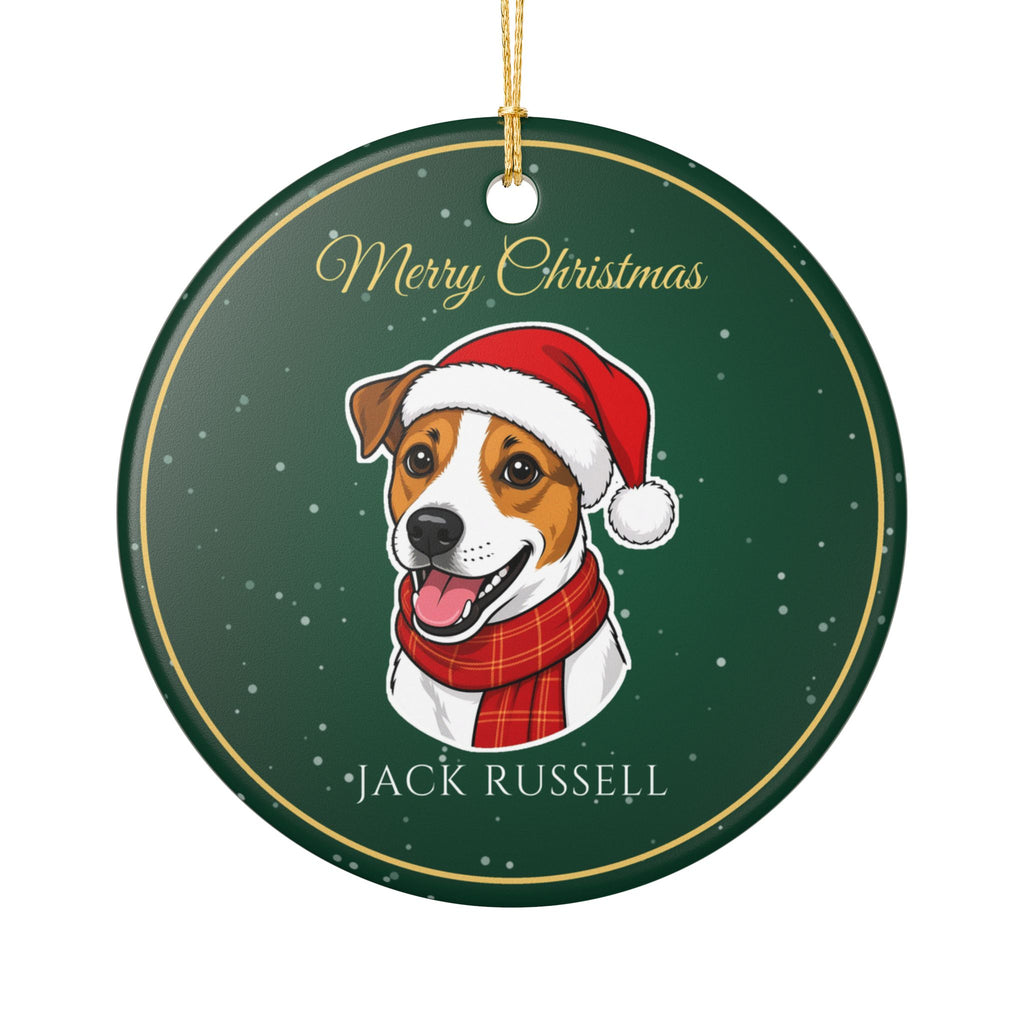 Jack Russell Terrier Dog Christmas Ornament