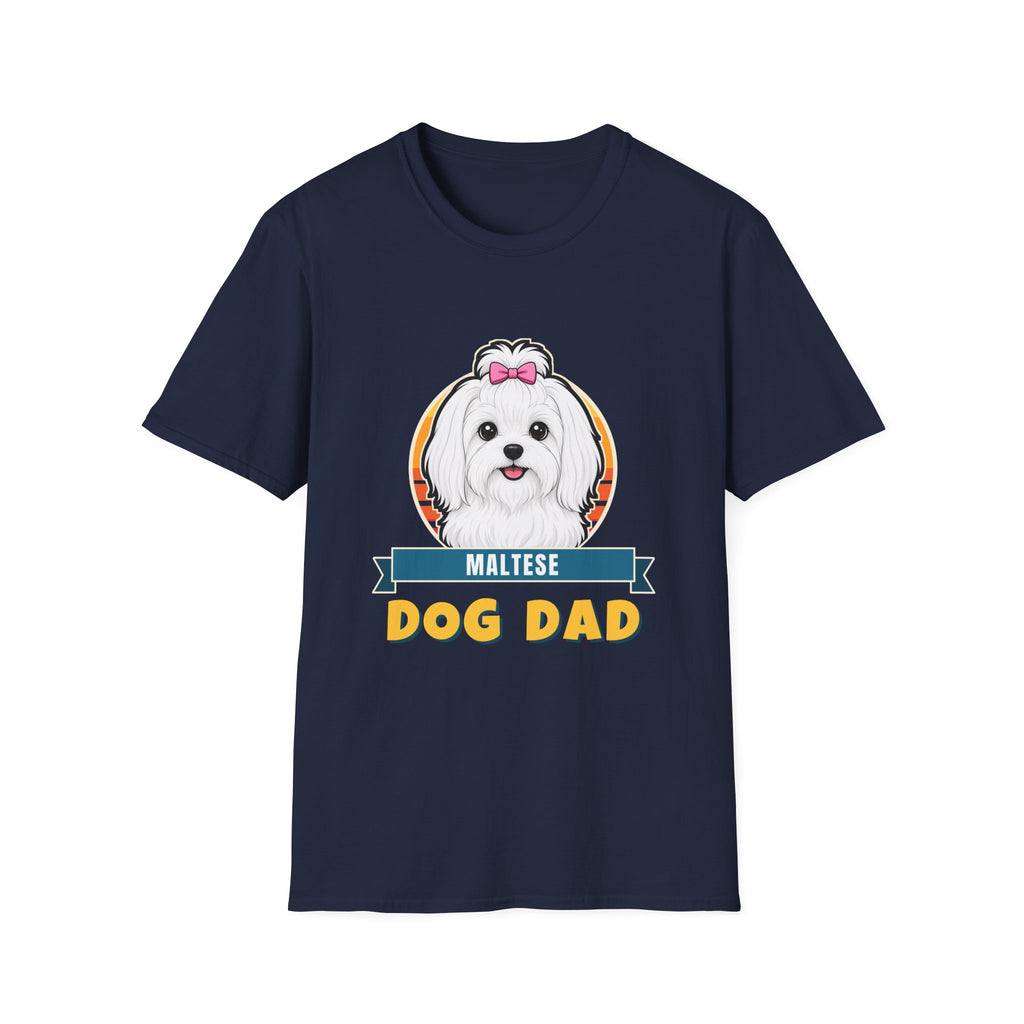 Maltese Dog Dad Shirt