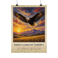Sweet Land of Liberty Eagle Poster