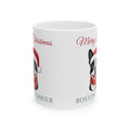 Boston Terrier Dog Christmas Mug