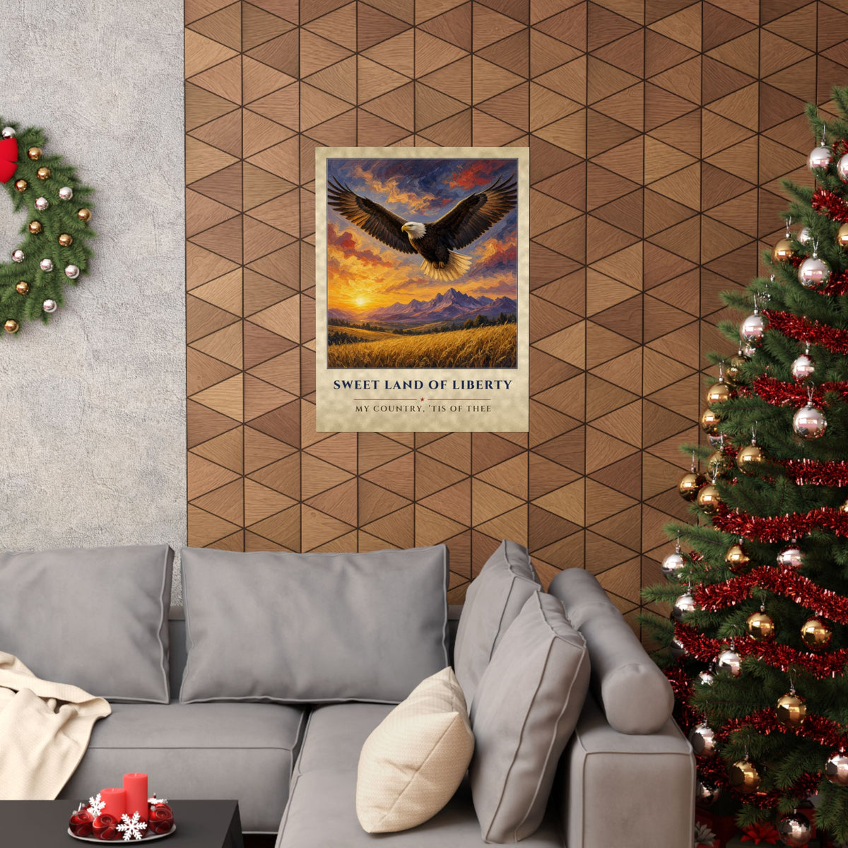 Sweet Land of Liberty Eagle Poster