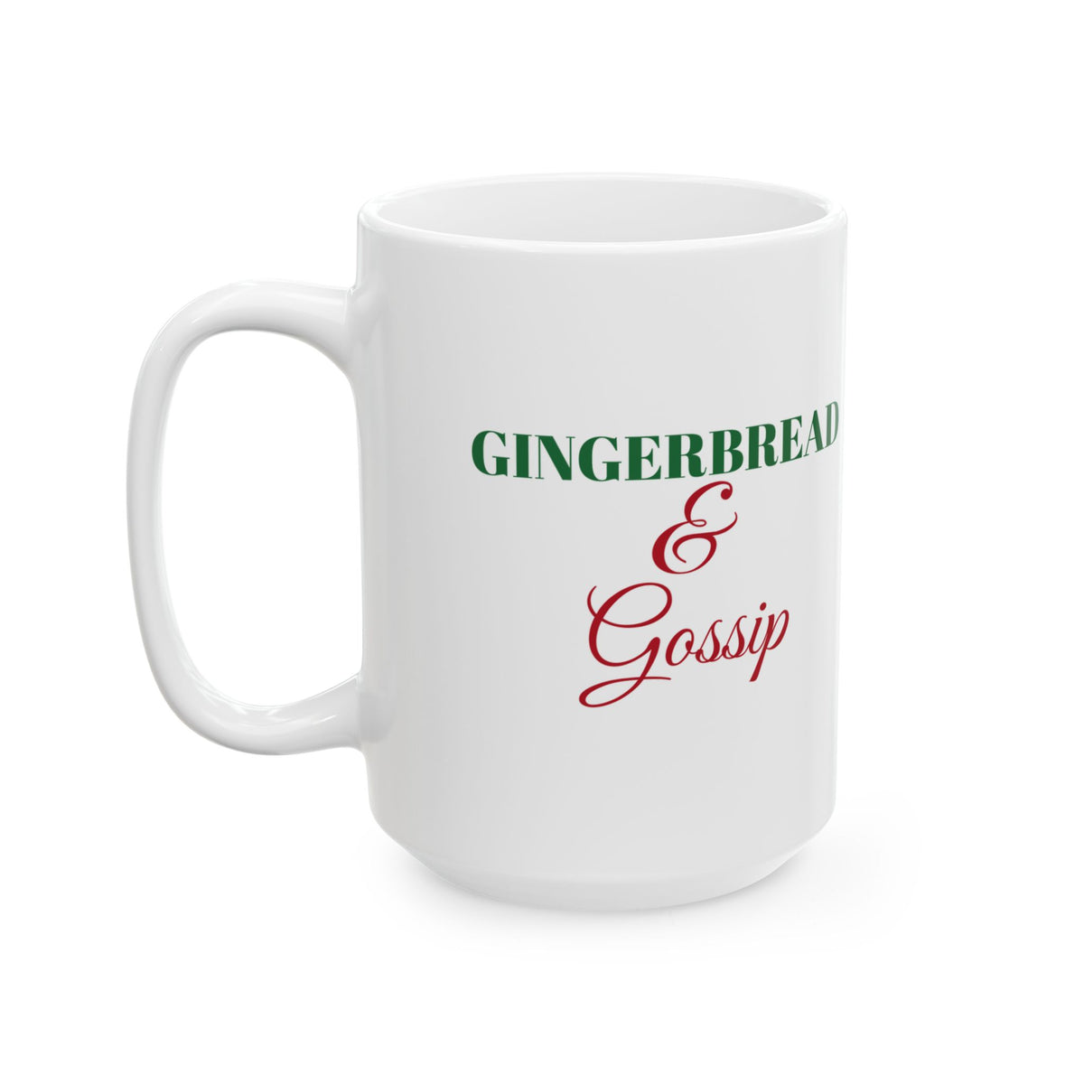 Gingerbread And Gossip Funny Christmas Mug – Gifted Porch, view 7
