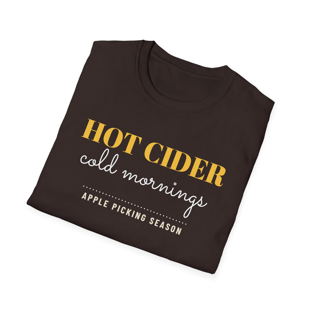 Hot Cider Cold Mornings Fall T-Shirt – Gifted Porch, view 24