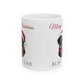 Black Lab Dog Christmas Mug