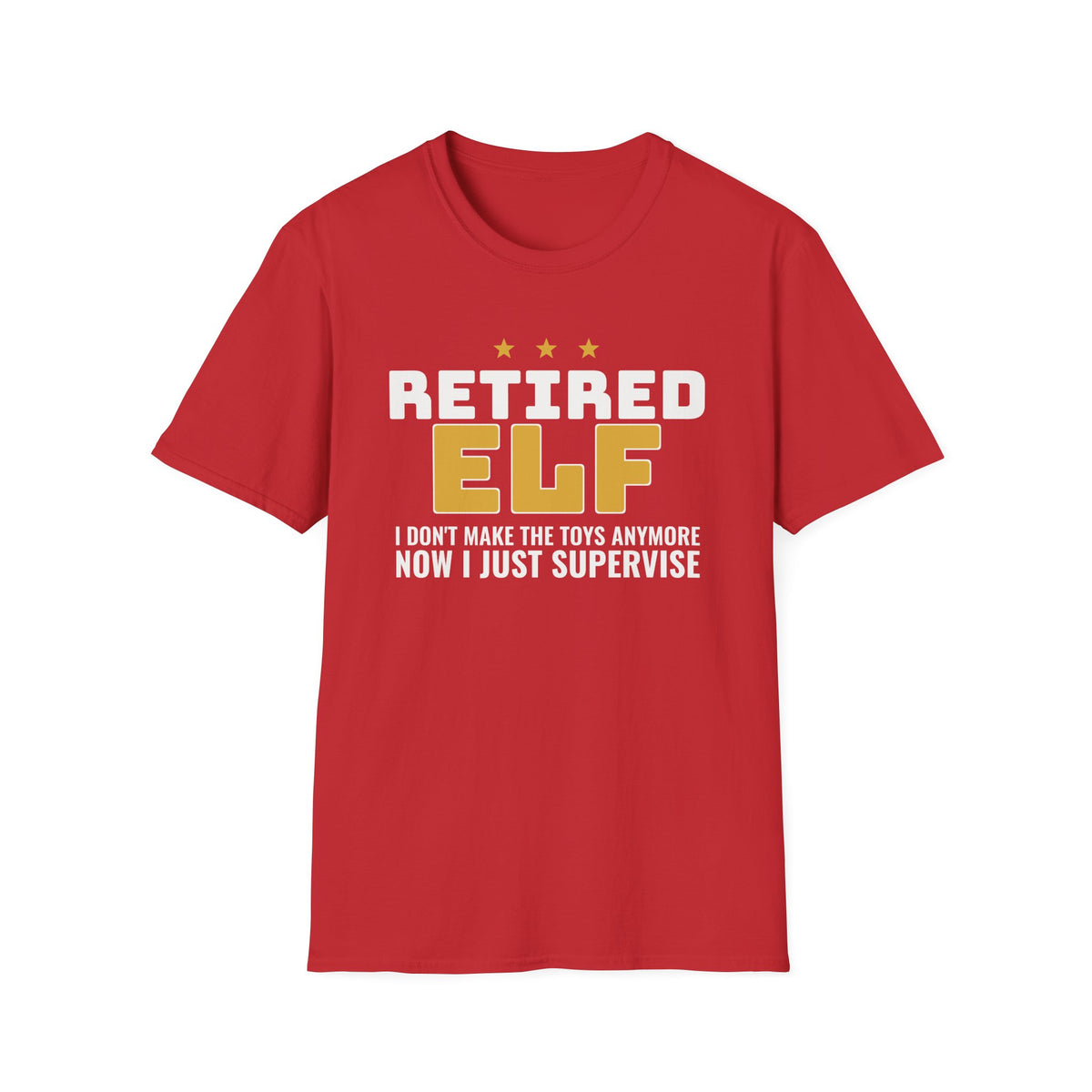 Retired Elf Funny Christmas Retirement T-Shirt Gift for Retiree Holiday Tee – Gifted Porch