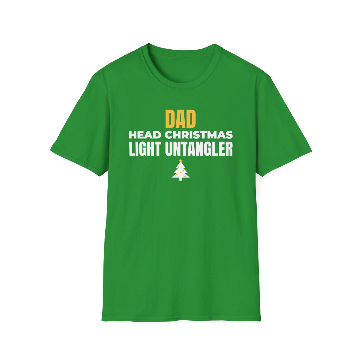 Dad Head Christmas Light Untangler Funny Christmas T-Shirt Gift For Dad Tee – Gifted Porch