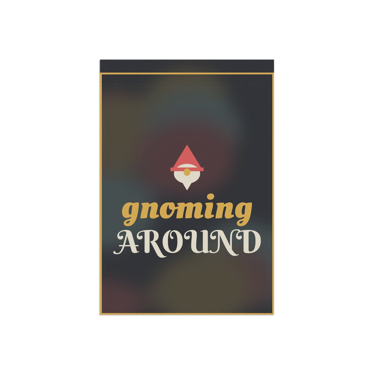 Gnoming Around Garden Flag