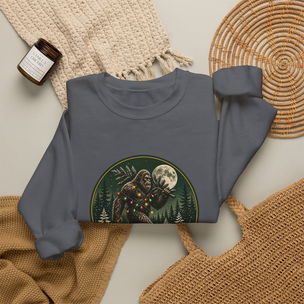 Deck The Woods Sasquatch Sweatshirt