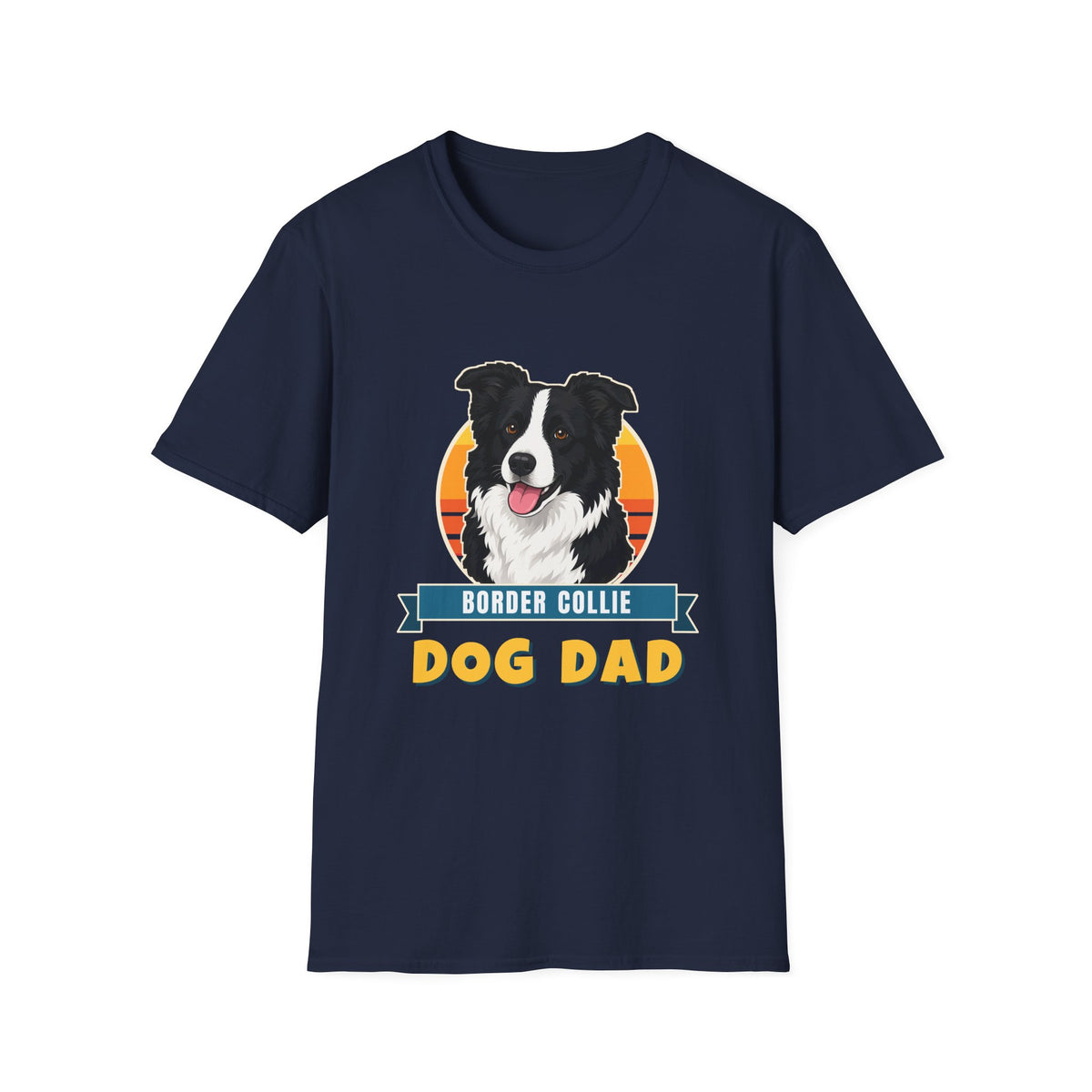 Border Collie Dog Dad Shirt