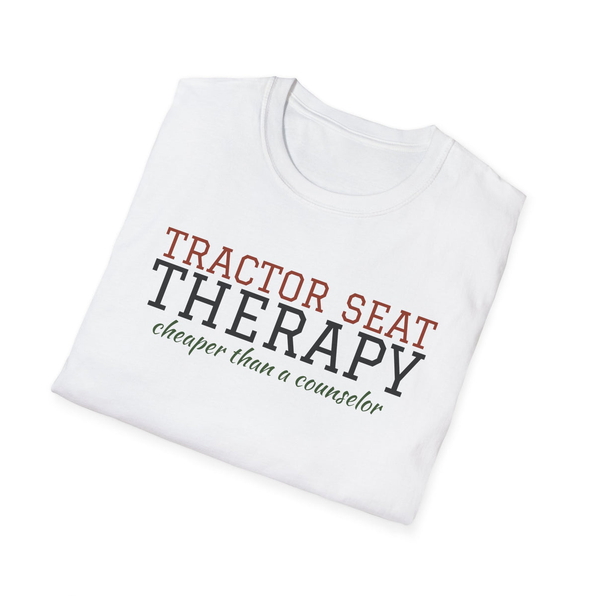 Tractor Seat Therapy Farm T-Shirt – Gifted Porch, view 5