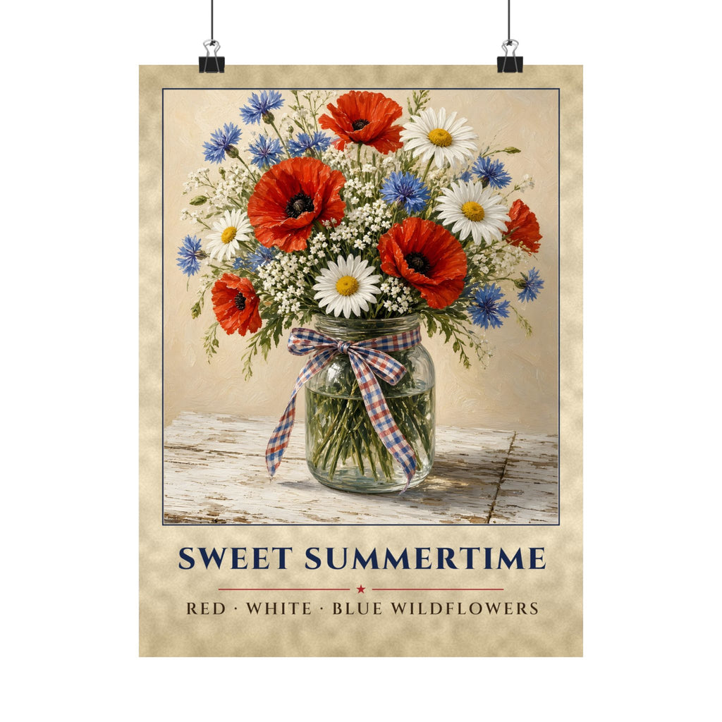 Summer Wildflowers Poster