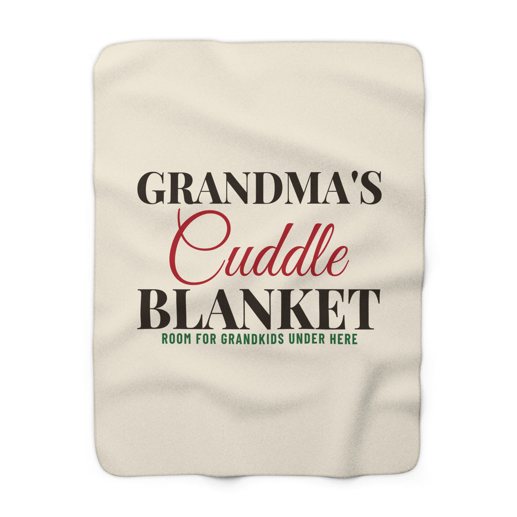Grandma's Cuddle Blanket Sherpa Fleece Throw – Gifted Porch, view 1