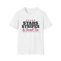 Stars Stripes And Sweet Tea Southern Patriotic T-Shirt – Gifted Porch, view 1