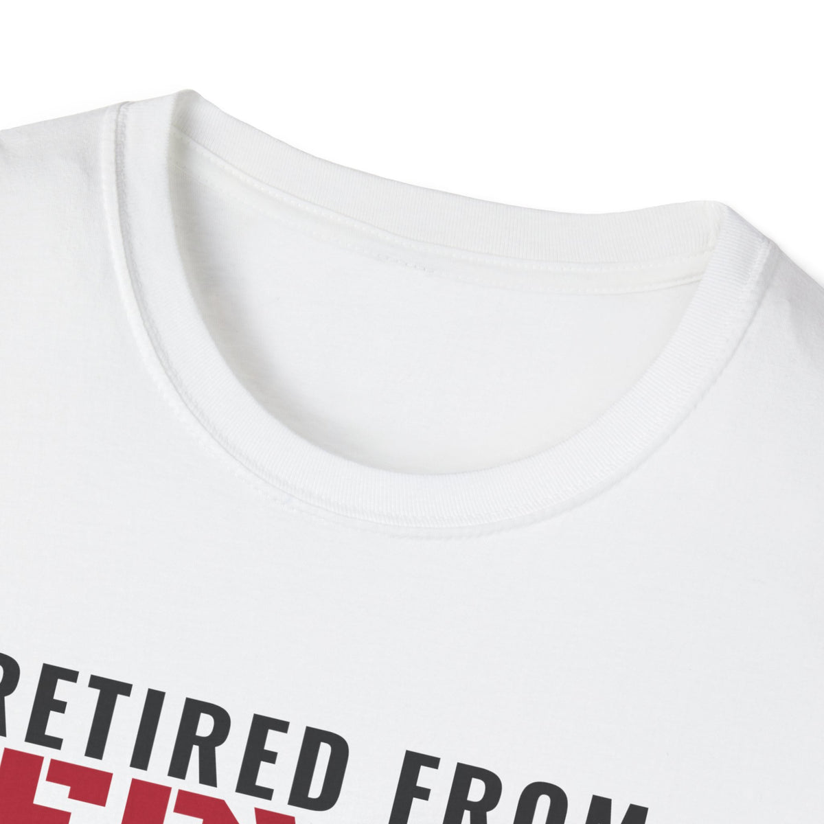 Retired From Service Not From The Grill Veteran Dad T-Shirt – Gifted Porch, view 4