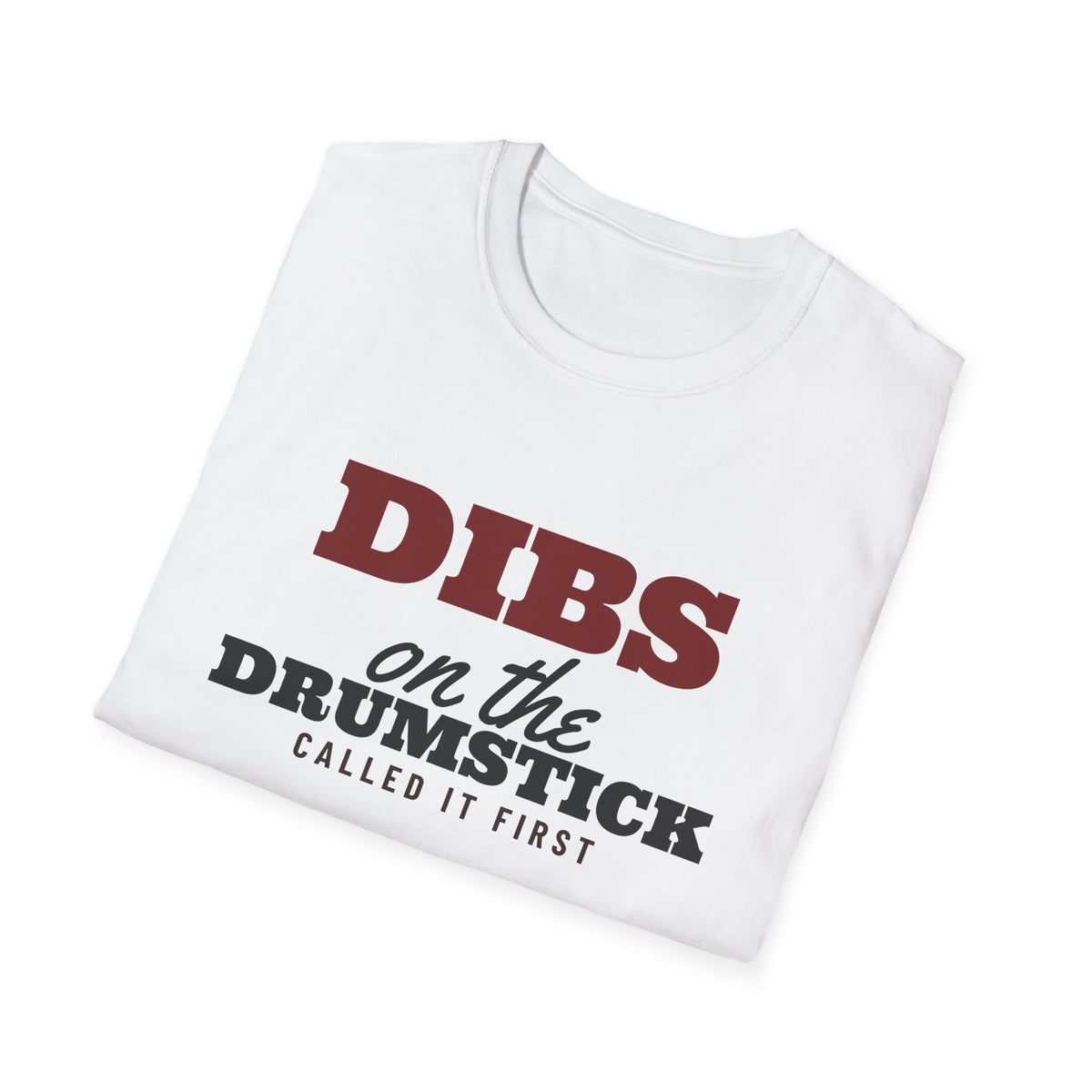 Dibs On The Drumstick Funny Thanksgiving T-Shirt – Gifted Porch, view 9