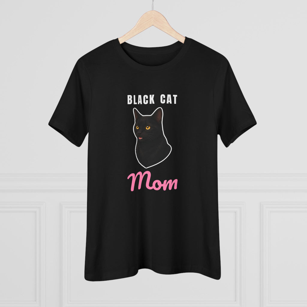 Black Cat Mom Women's Tee