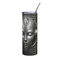 Silver Relic Mask 20oz Tumbler – unique art gift, photo 2