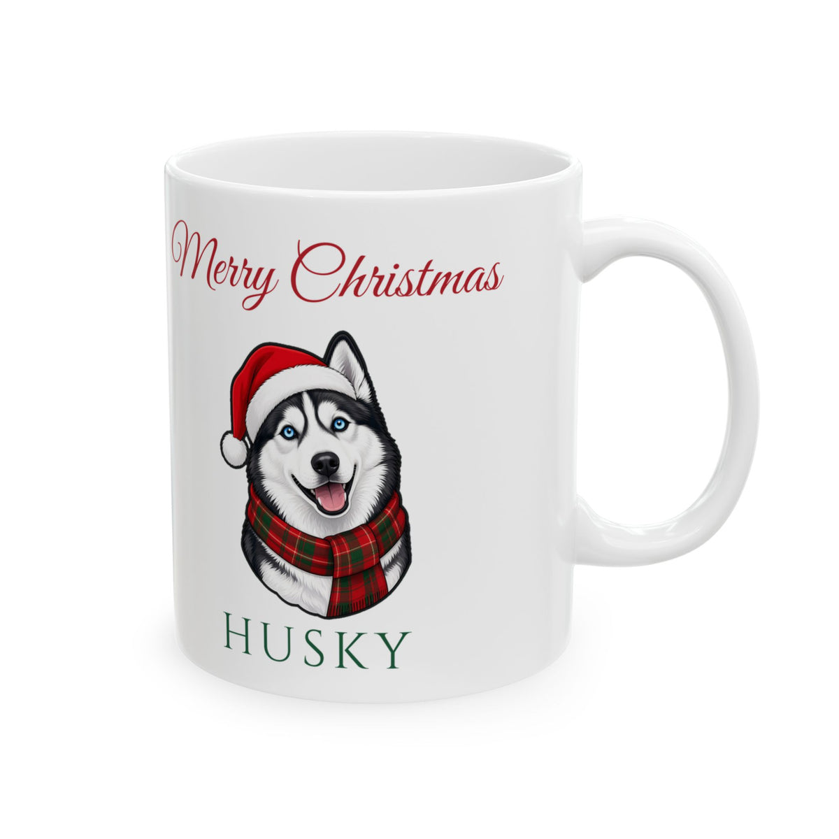 Husky Dog Christmas Mug – Gifted Porch, view 5