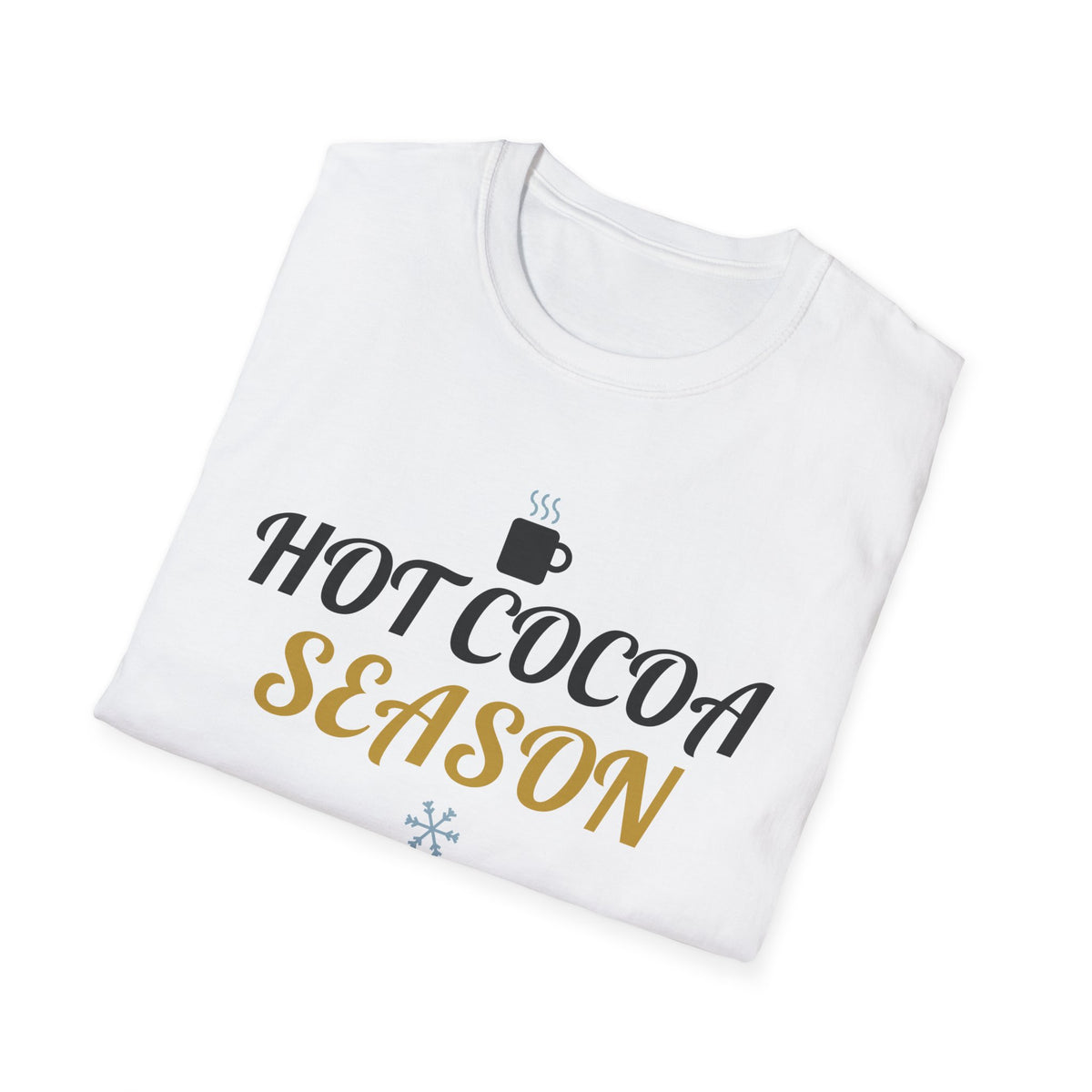 Hot Cocoa Season Christmas T-Shirt Cozy Winter Holiday Gift Tee – Gifted Porch