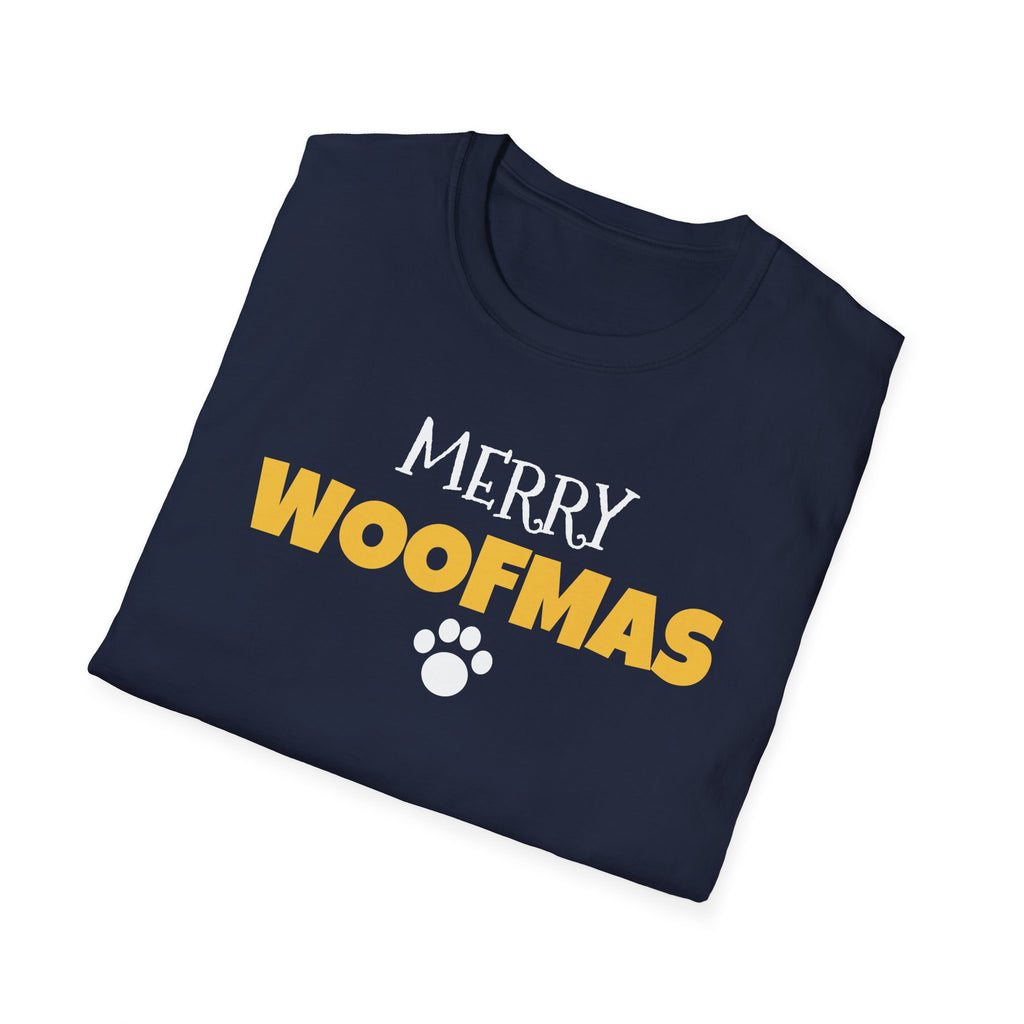 Merry Woofmas Funny Dog Christmas T-Shirt Dog Mom Dog Dad Holiday Gift Tee – Gifted Porch