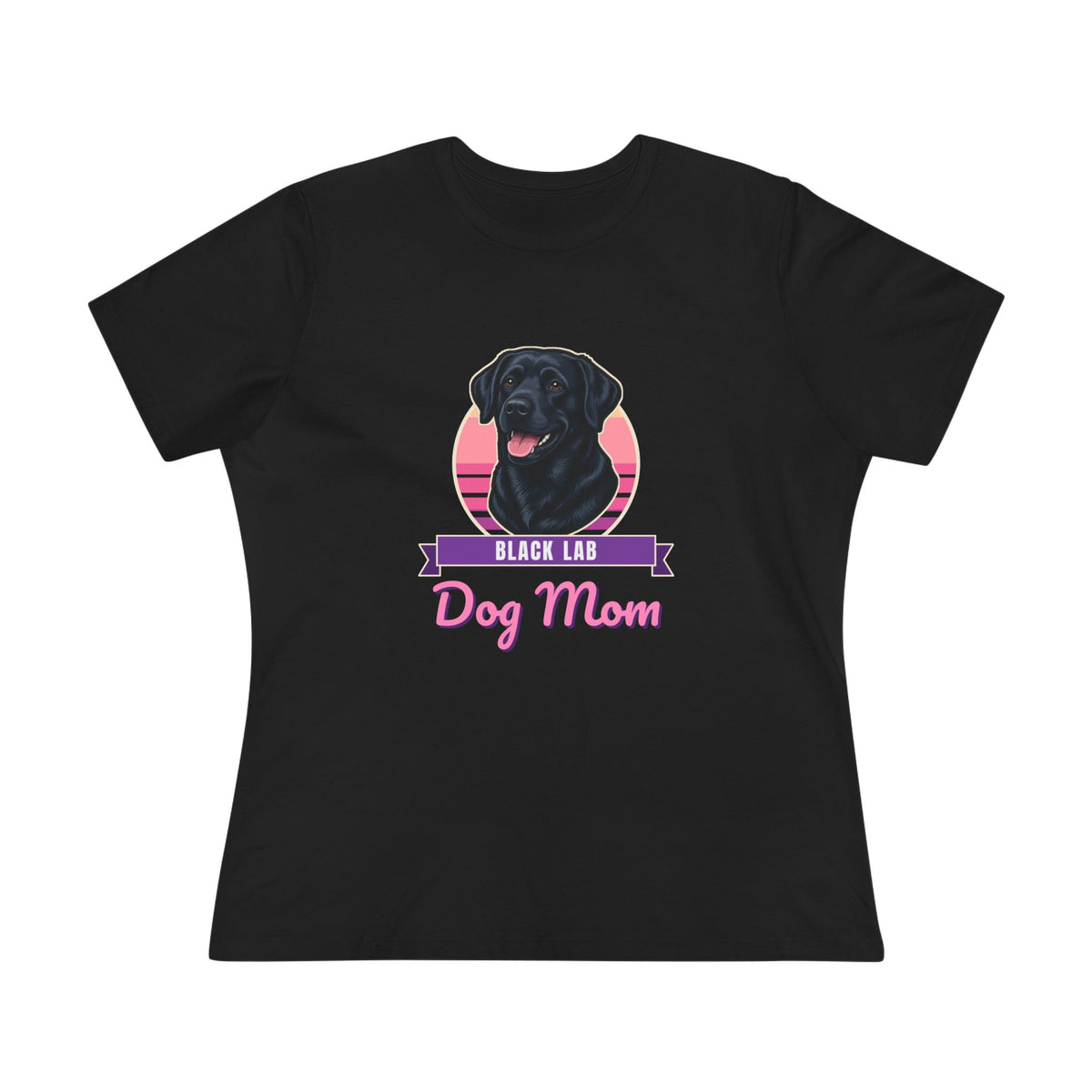 Black Lab Dog Mom Women's Tee
