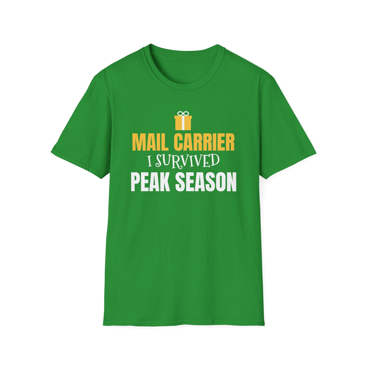 Mail Carrier I Survived Peak Season Funny Christmas T-Shirt Postal Worker Gift – Gifted Porch