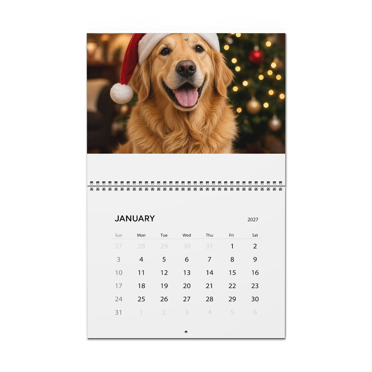 Custom Pet Photo Calendar 2027