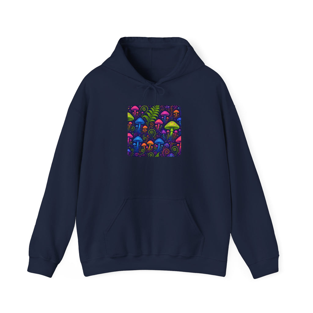 Trippy Mushroom Abstract Art Hoodie – unique art gift, photo 4