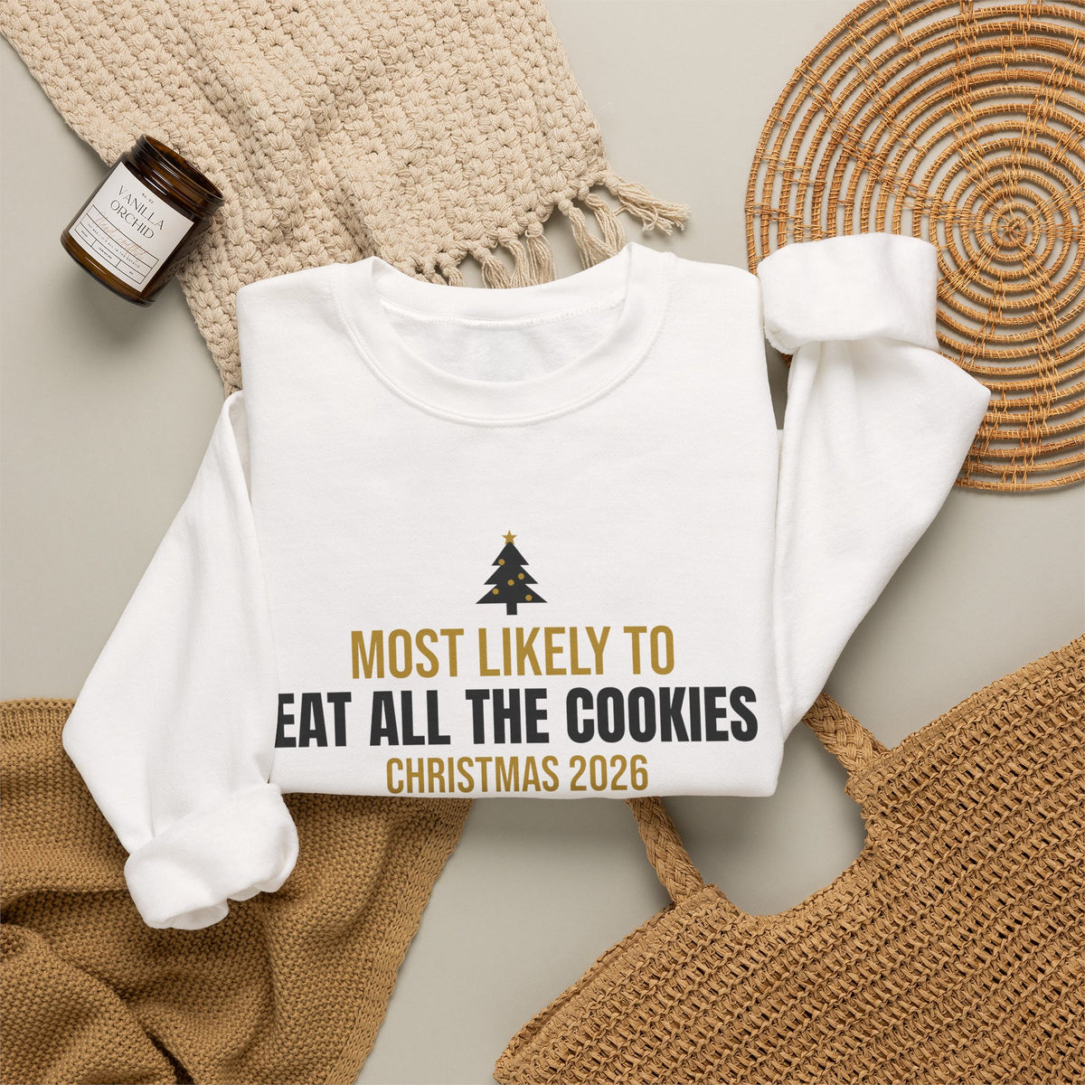 Most Likely To Eat All The Cookies Sweatshirt