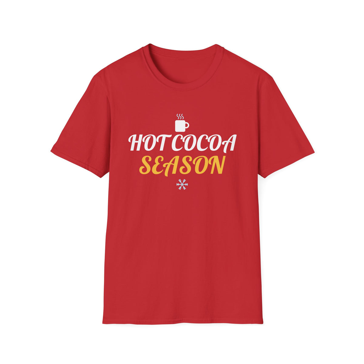 Hot Cocoa Season Christmas T-Shirt Cozy Winter Holiday Gift Tee – Gifted Porch