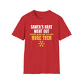 Santa's Heat Went Out Guess Who He Called HVAC T-Shirt – Gifted Porch, view 4