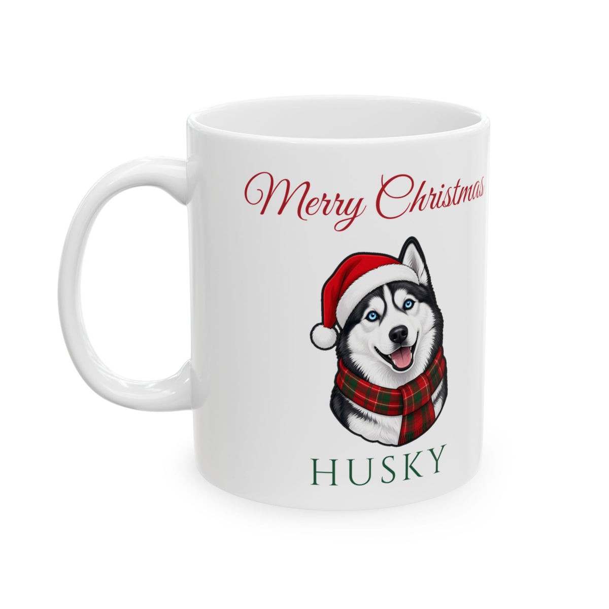 Husky Dog Christmas Mug – Gifted Porch, view 1
