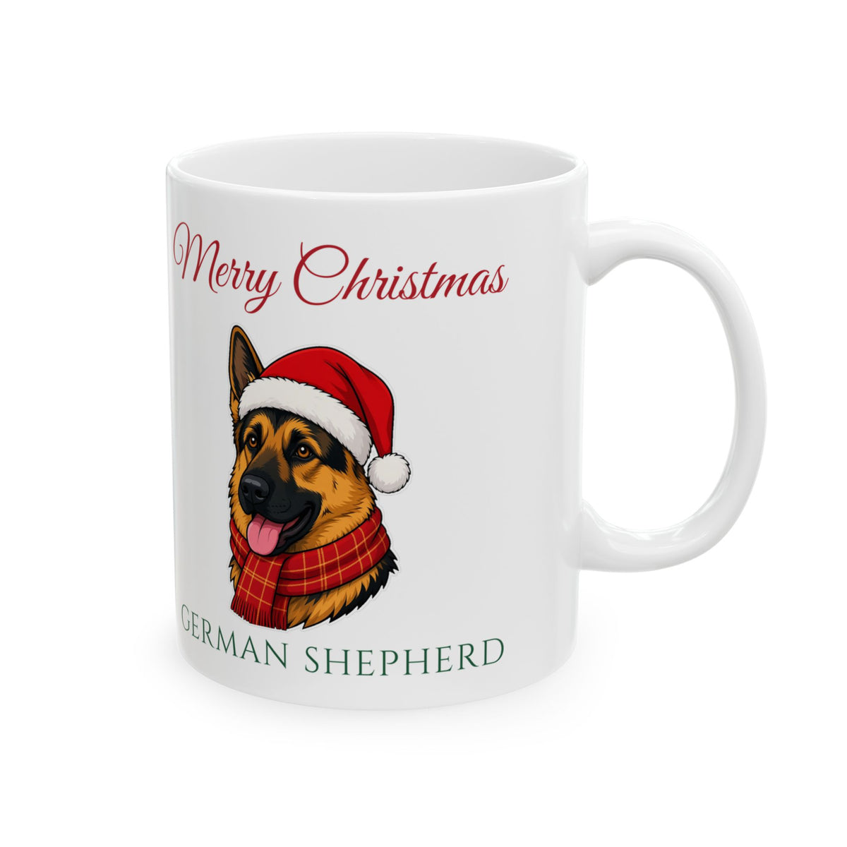 German Shepherd Dog Christmas Mug