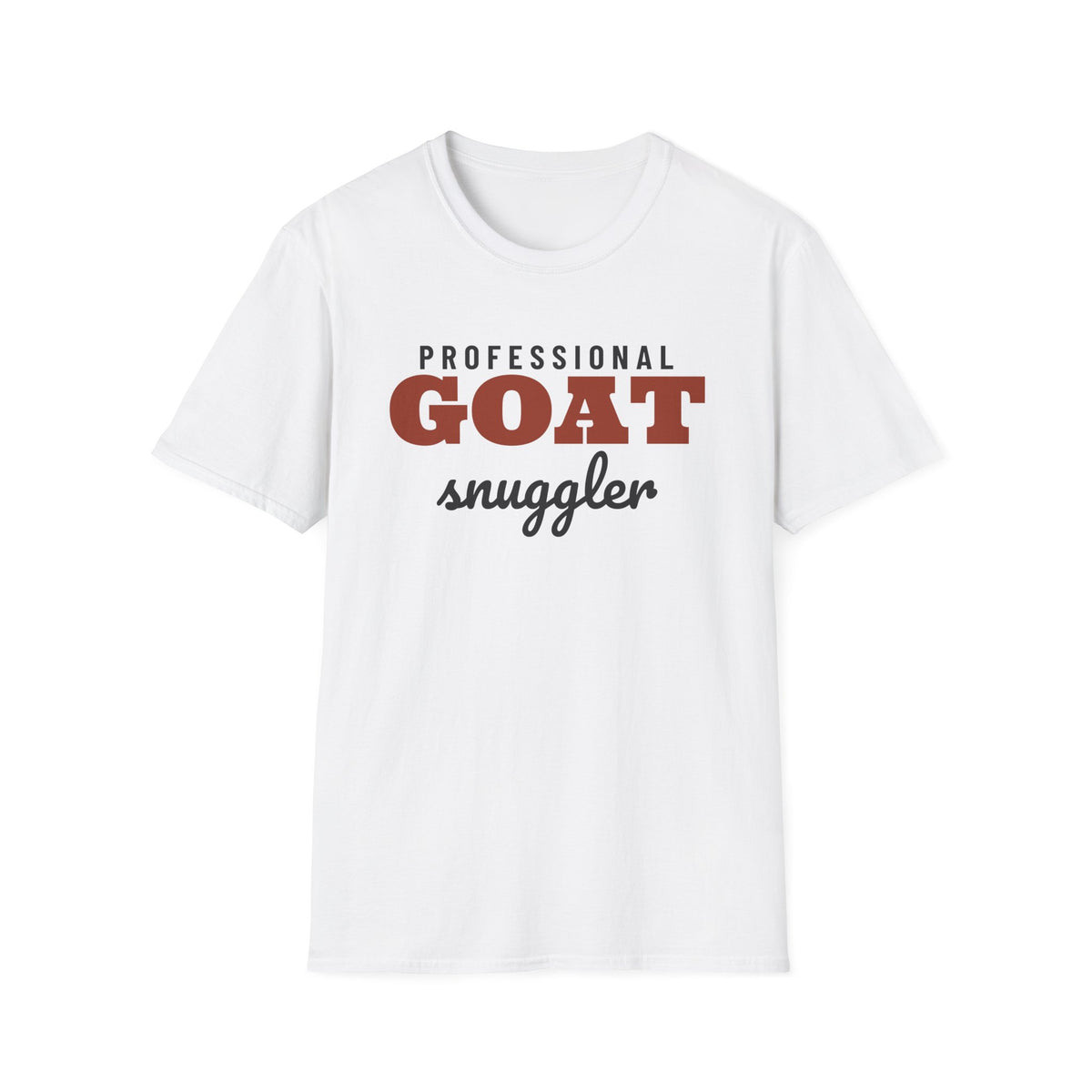 Professional Goat Snuggler Funny Goat T-Shirt – Gifted Porch, view 1
