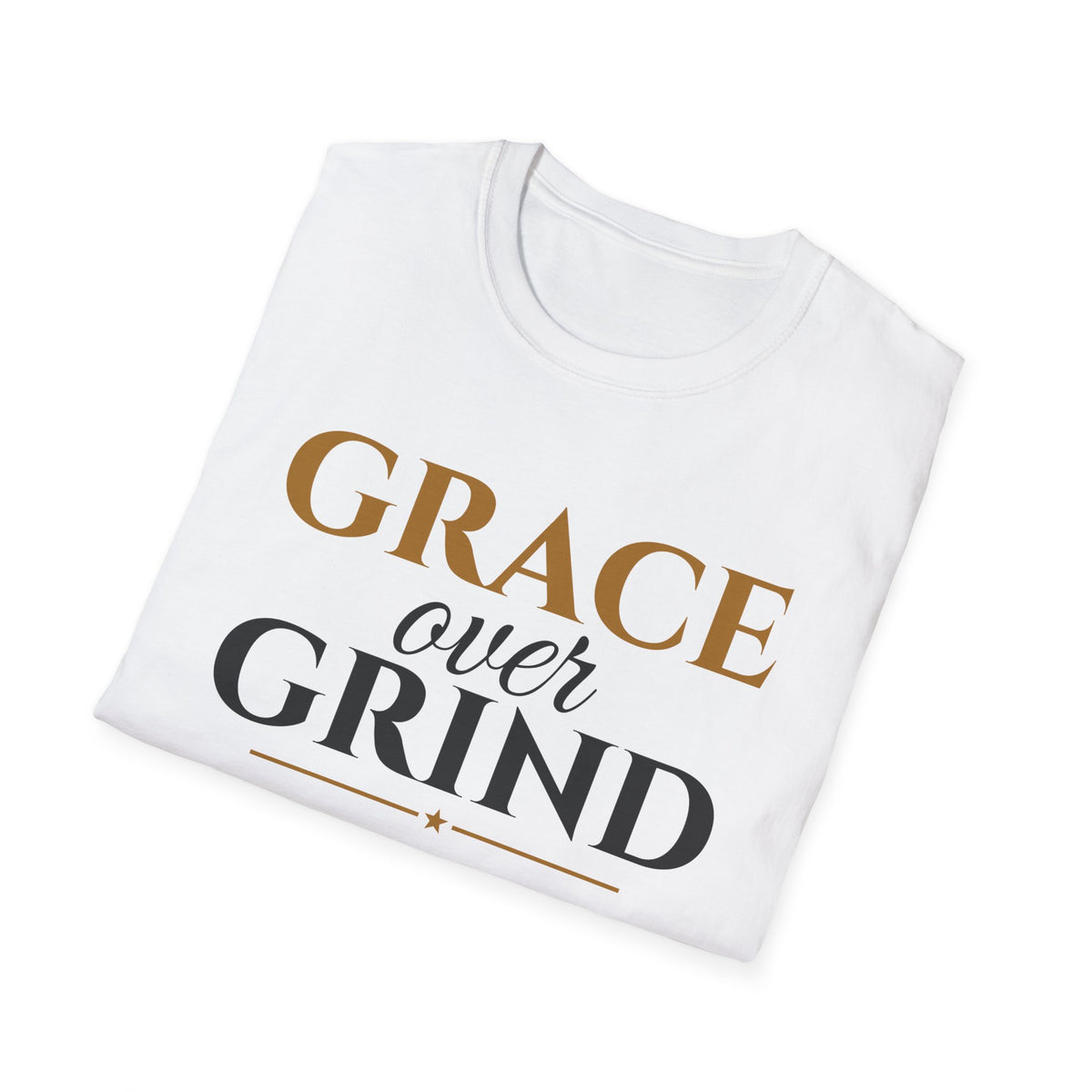 Grace Over Grind Christian T-Shirt – Gifted Porch, view 5