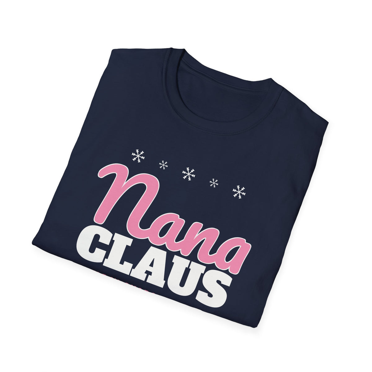 Nana Claus Christmas T-Shirt Grandma Gift Head Elf in Charge of Spoiling Tee – Gifted Porch