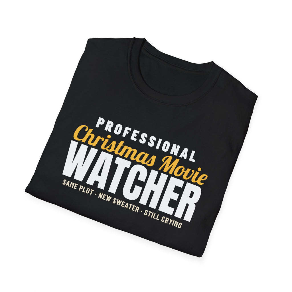 Professional Christmas Movie Watcher Holiday Movie T-Shirt – Gifted Porch, view 10