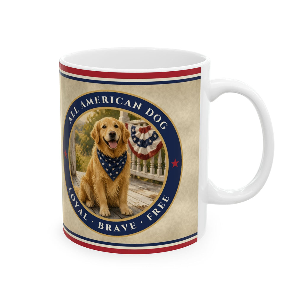 All American Dog Mug
