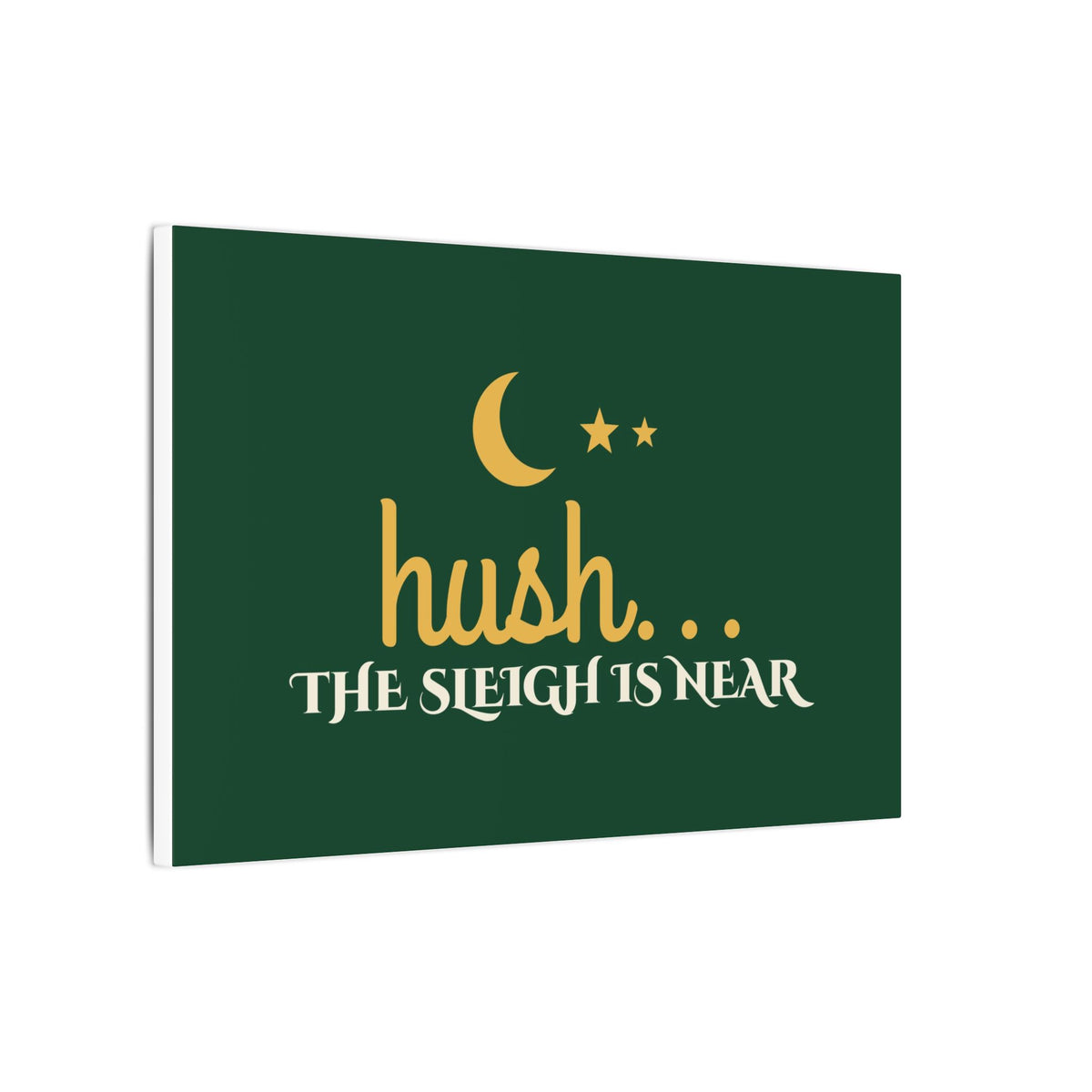 Hush the Sleigh Is Near Canvas