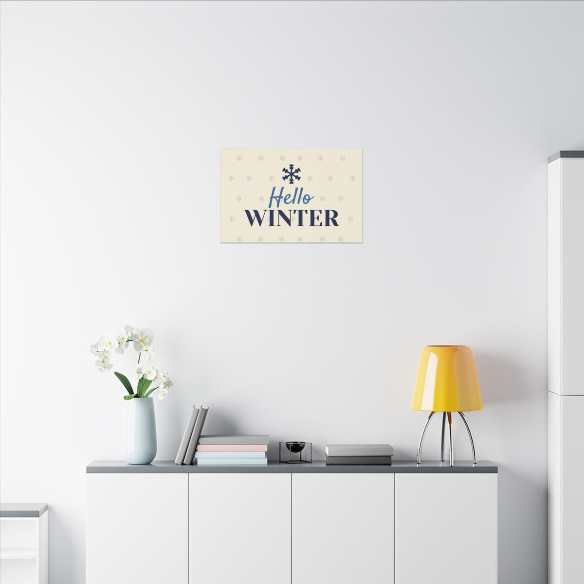 Hello Winter Canvas