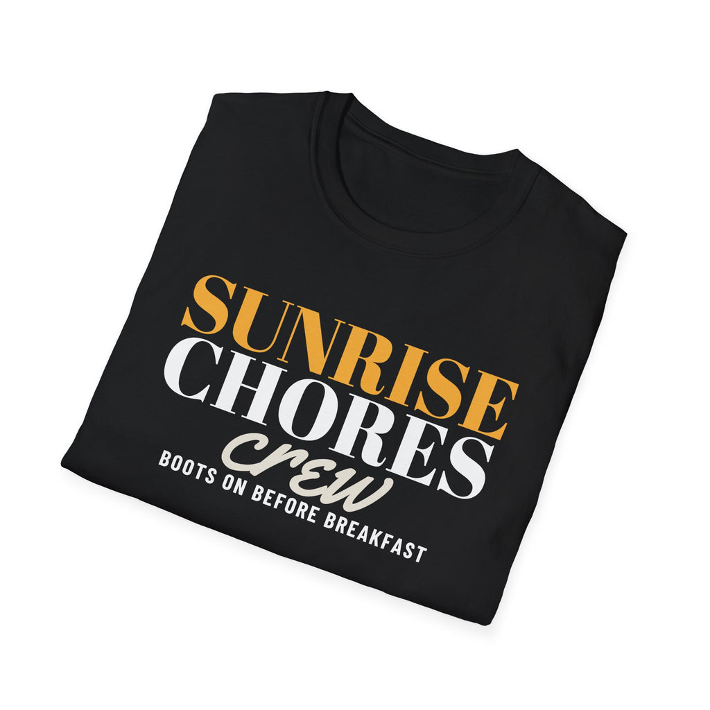 Sunrise Chores Crew Farm T-Shirt – Gifted Porch, view 8