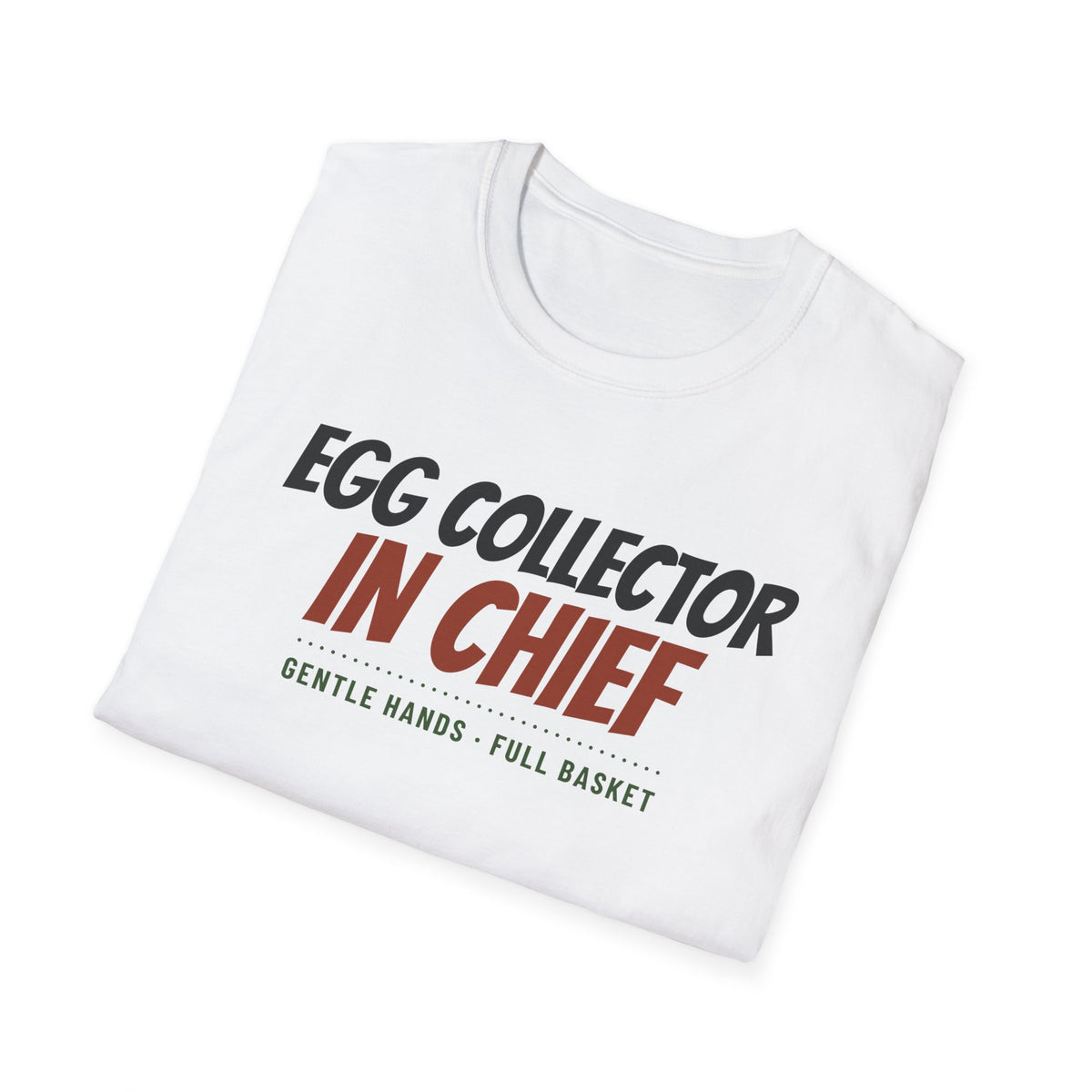 Egg Collector In Chief Funny Chicken T-Shirt – Gifted Porch, view 5