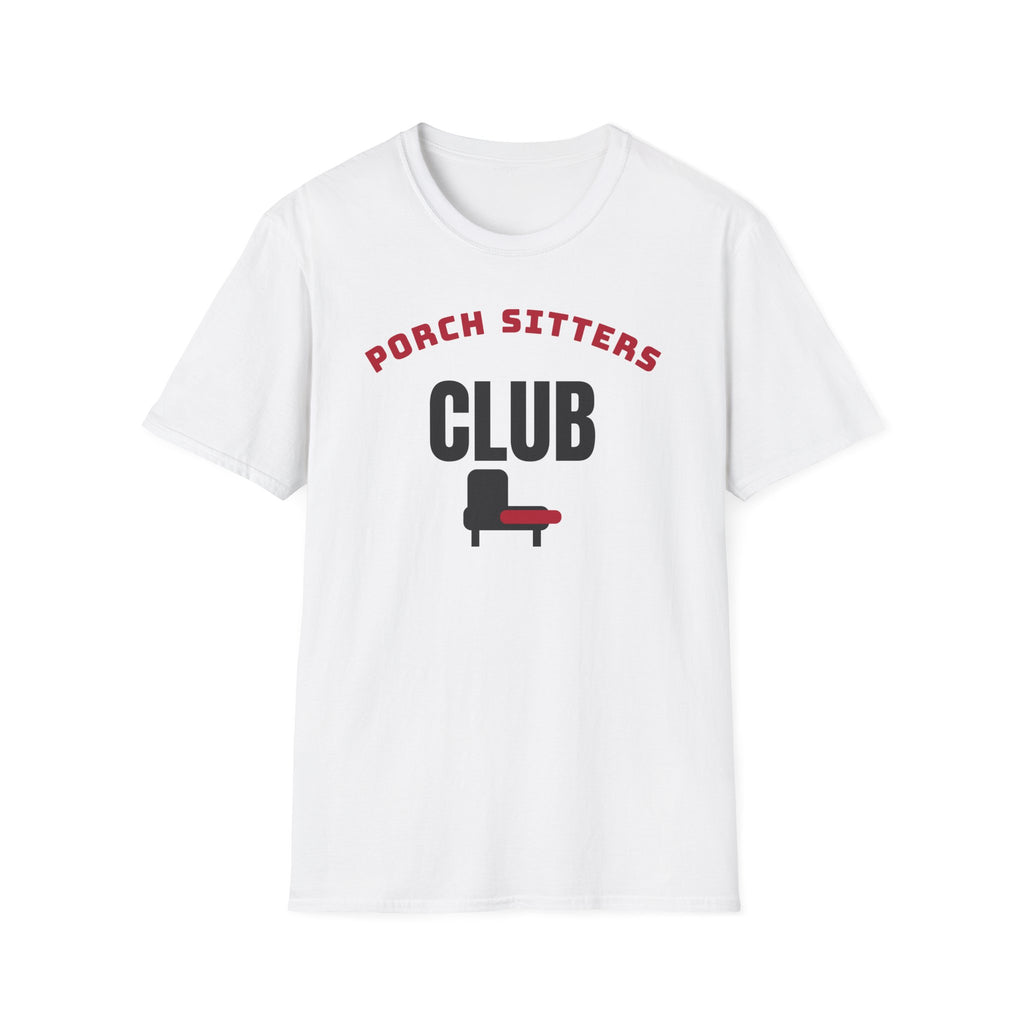 Porch Sitters Club Retro Country T-Shirt – Gifted Porch, view 1