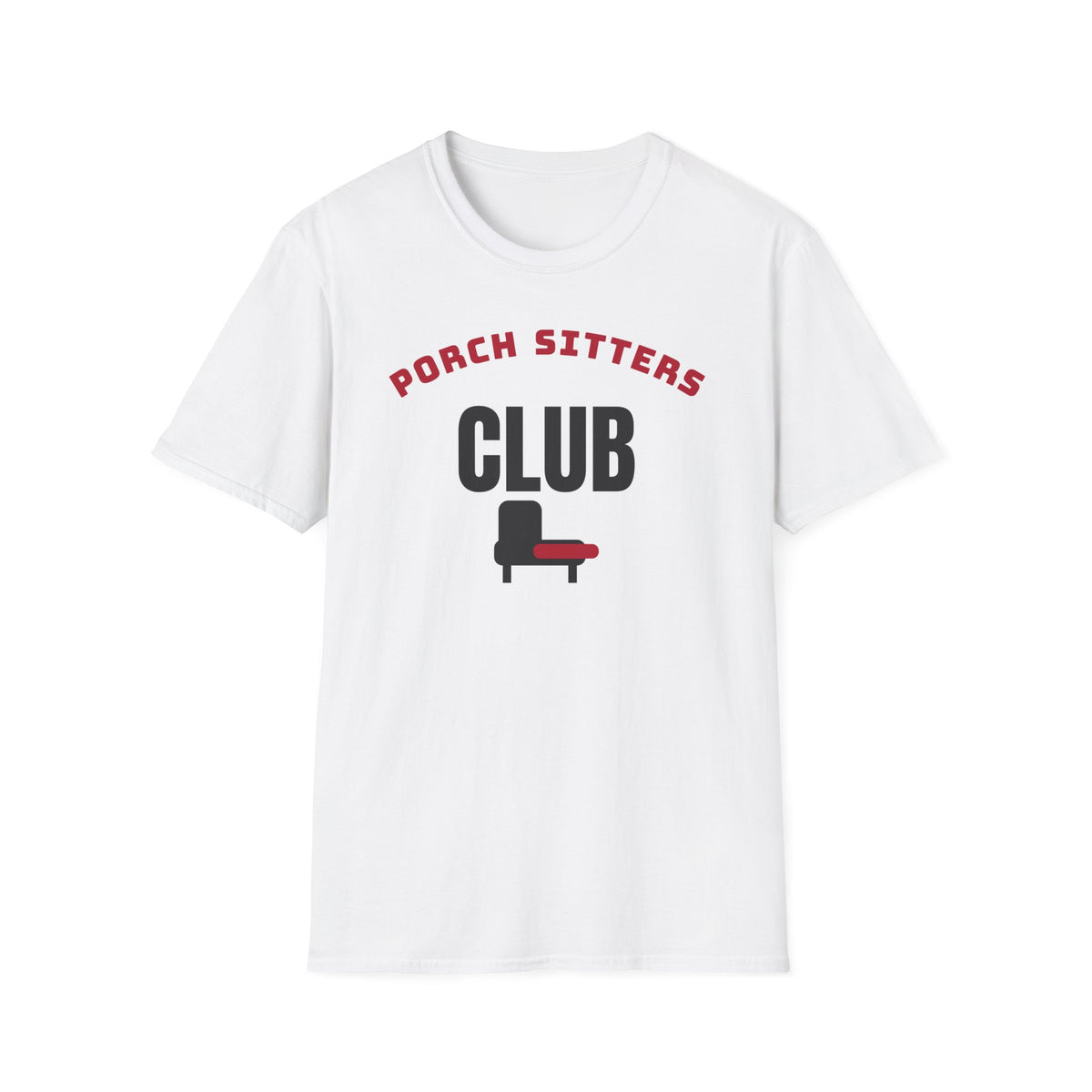 Porch Sitters Club Retro Country T-Shirt – Gifted Porch, view 1